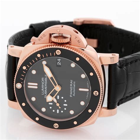 panerai submersible 087|Panerai submersible 42mm rose gold.